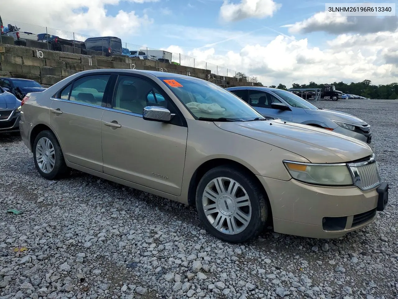 2006 Lincoln Zephyr VIN: 3LNHM26196R613340 Lot: 54793276