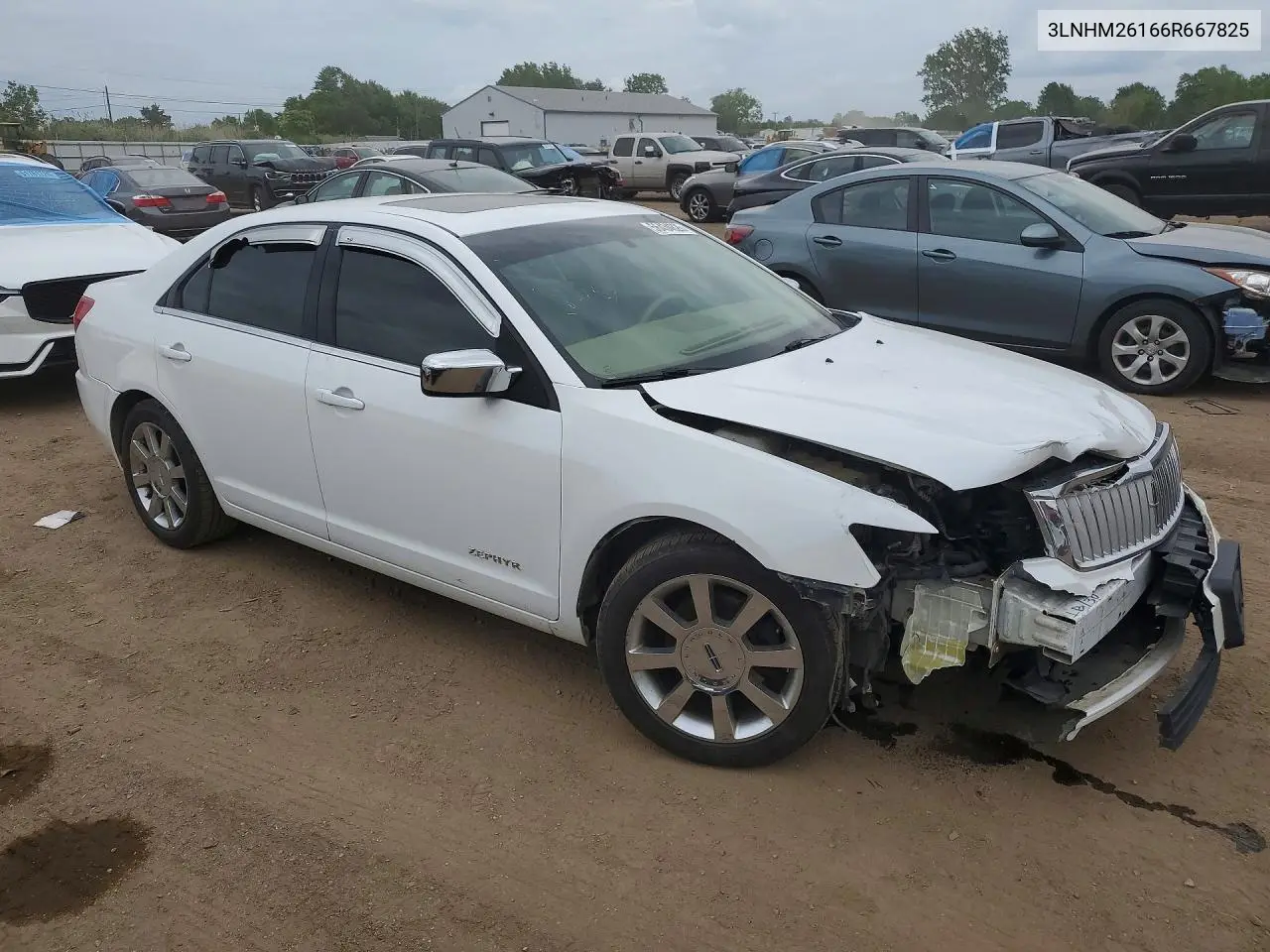 2006 Lincoln Zephyr VIN: 3LNHM26166R667825 Lot: 56434826