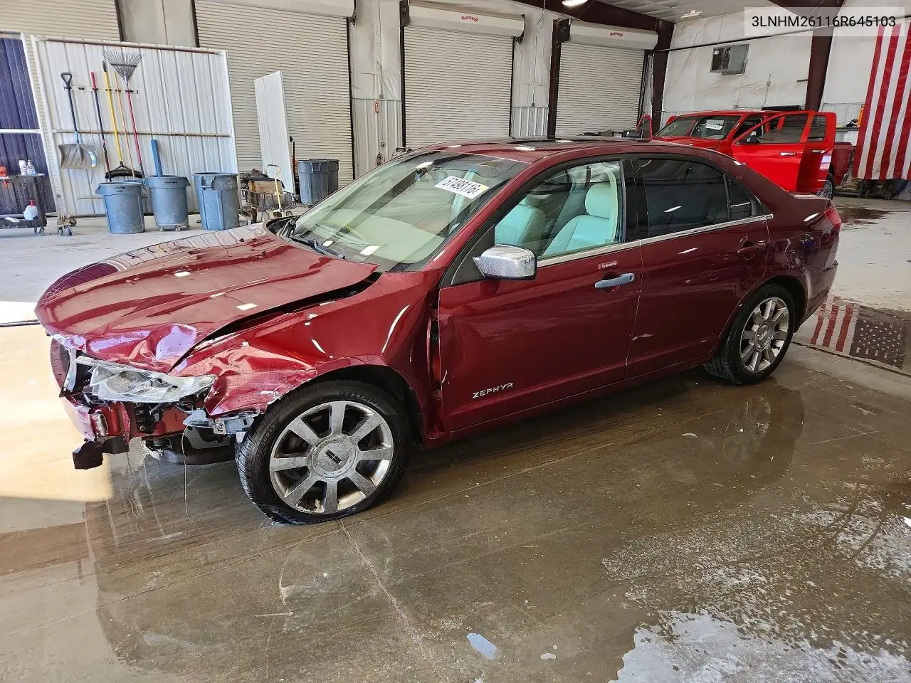 2006 Lincoln Zephyr VIN: 3LNHM26116R645103 Lot: 57498116