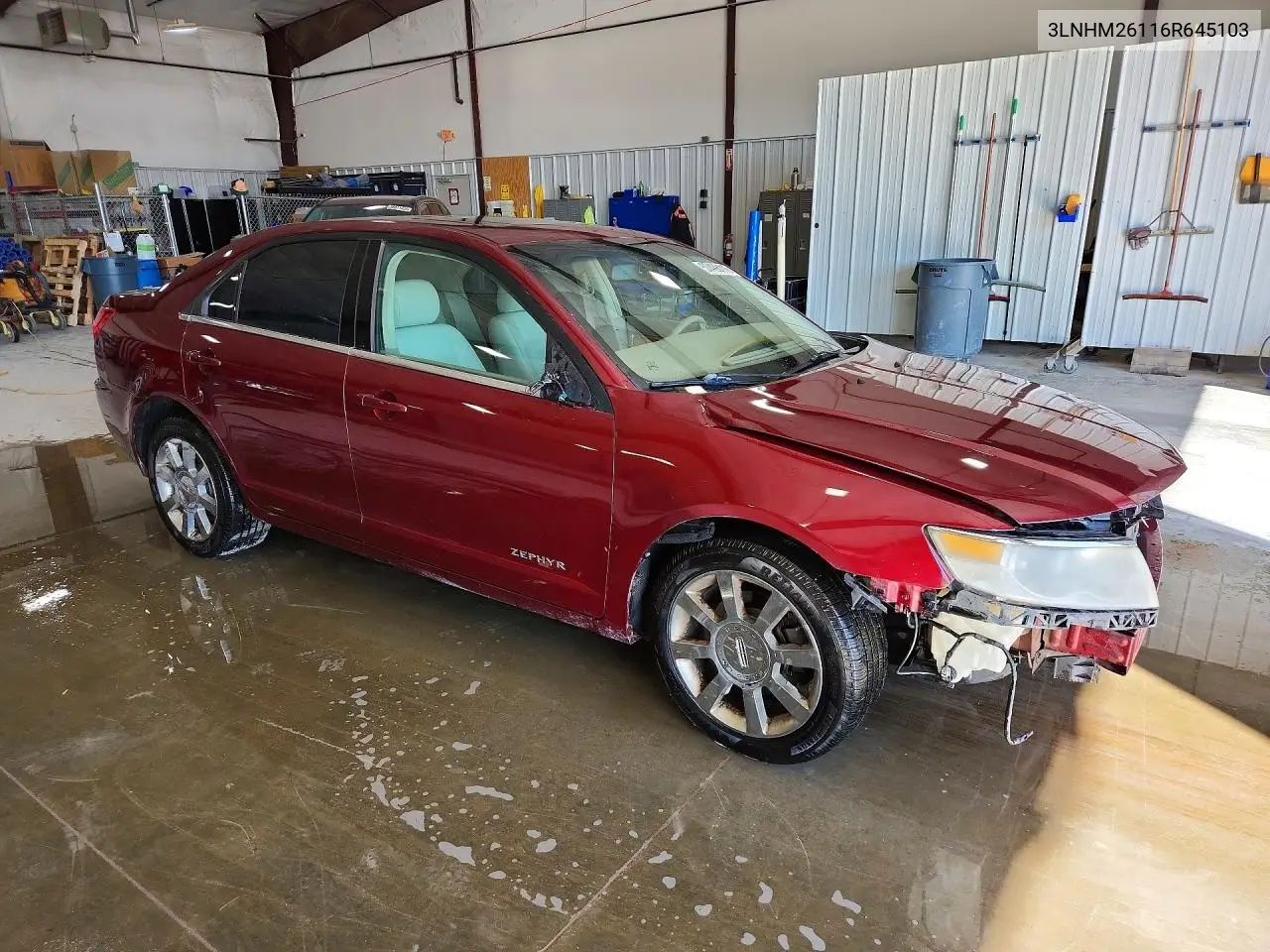 2006 Lincoln Zephyr VIN: 3LNHM26116R645103 Lot: 57498116