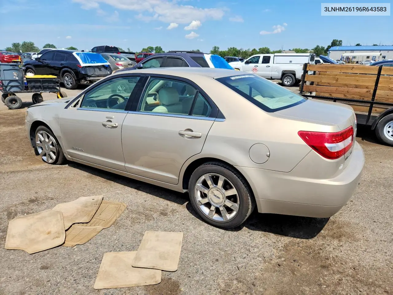 2006 Lincoln Zephyr VIN: 3LNHM26196R643583 Lot: 58513236