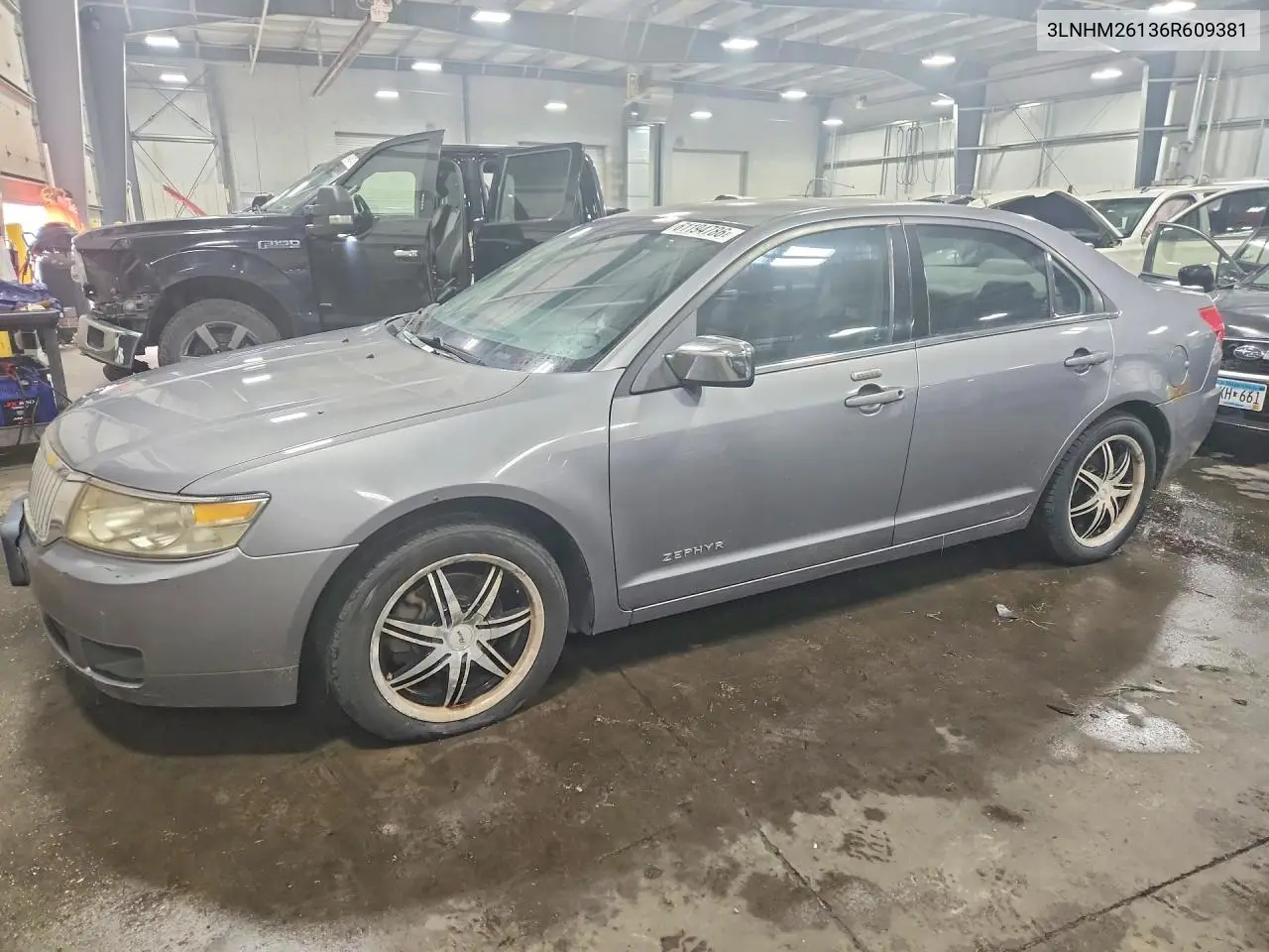 2006 Lincoln Zephyr VIN: 3LNHM26136R609381 Lot: 61194786