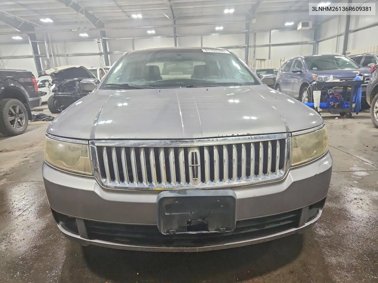 2006 Lincoln Zephyr VIN: 3LNHM26136R609381 Lot: 61194786