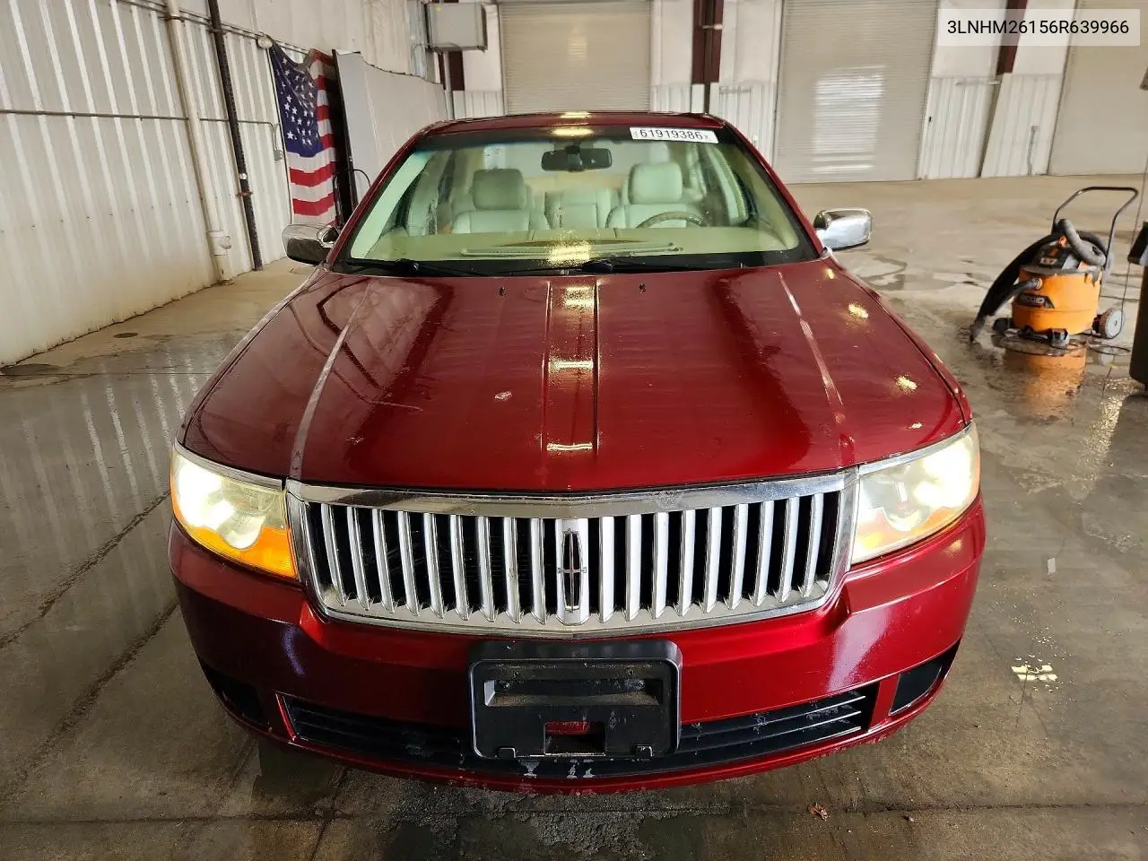 2006 Lincoln Zephyr VIN: 3LNHM26156R639966 Lot: 61919386