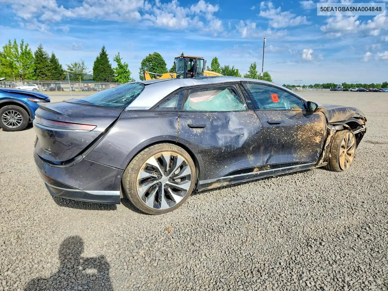 2022 Lucid Motors Air Grand Touring VIN: 50EA1GBA5NA004848 Lot: 52845716
