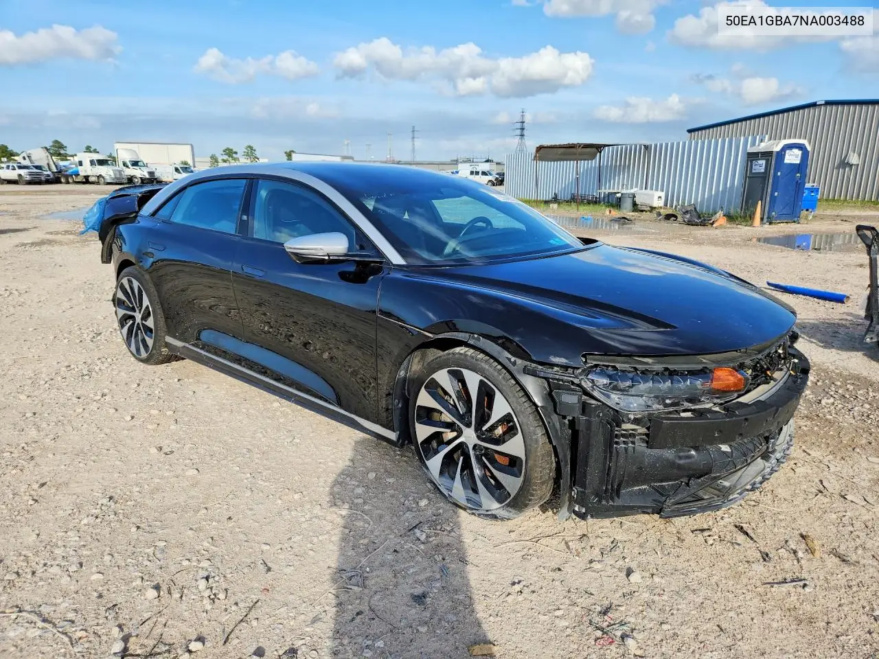 2022 Lucid Motors Air Grand Touring VIN: 50EA1GBA7NA003488 Lot: 55509386