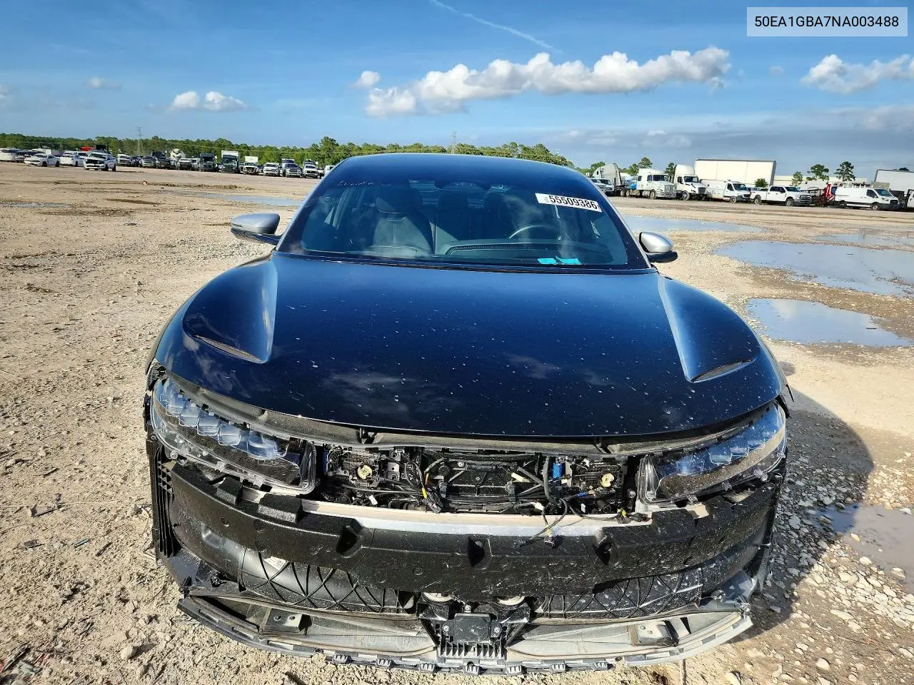 2022 Lucid Motors Air Grand Touring VIN: 50EA1GBA7NA003488 Lot: 55509386