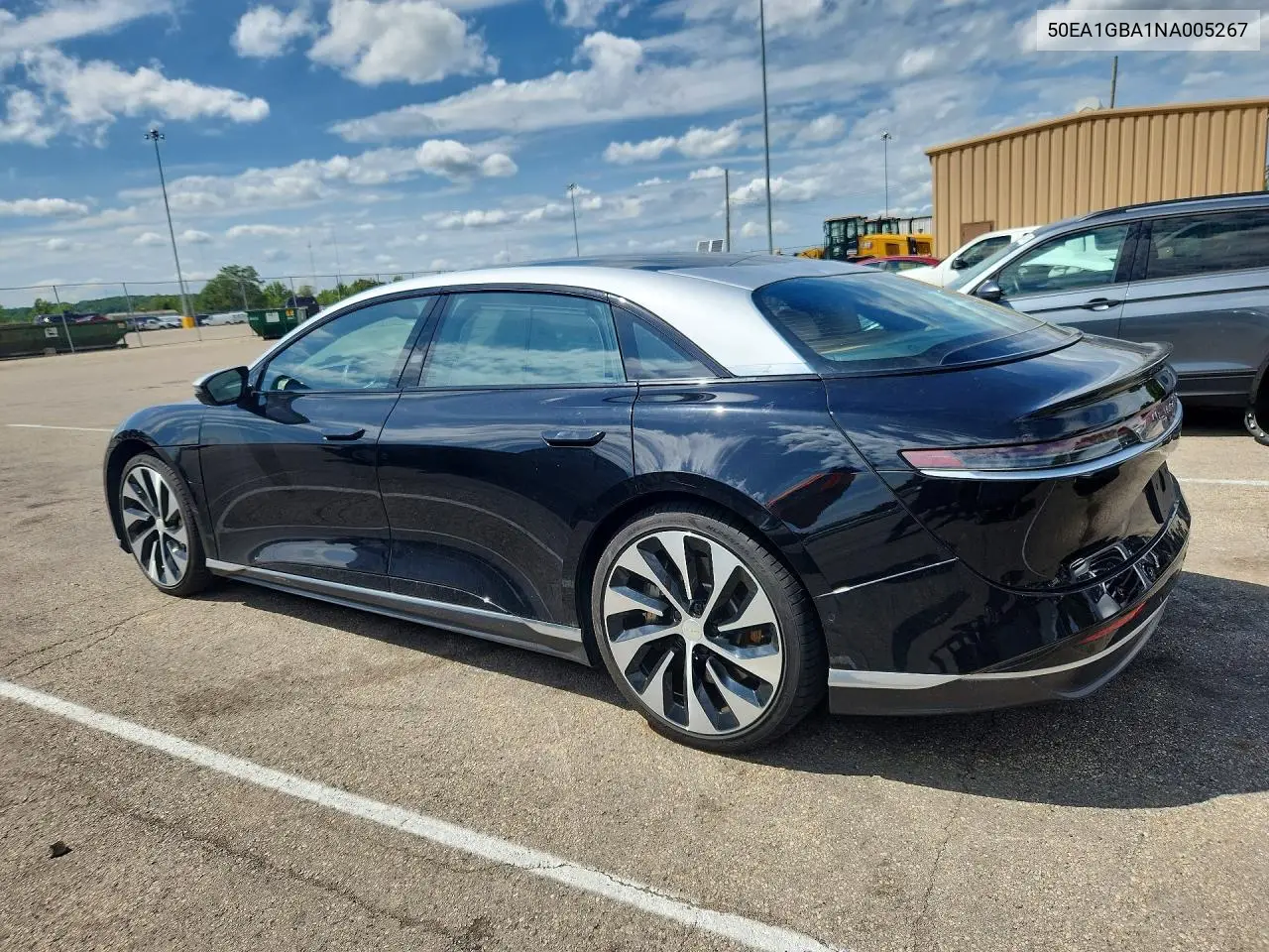 2022 Lucid Motors Air Grand Touring VIN: 50EA1GBA1NA005267 Lot: 56671346