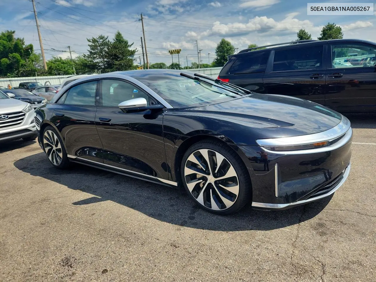 2022 Lucid Motors Air Grand Touring VIN: 50EA1GBA1NA005267 Lot: 56671346