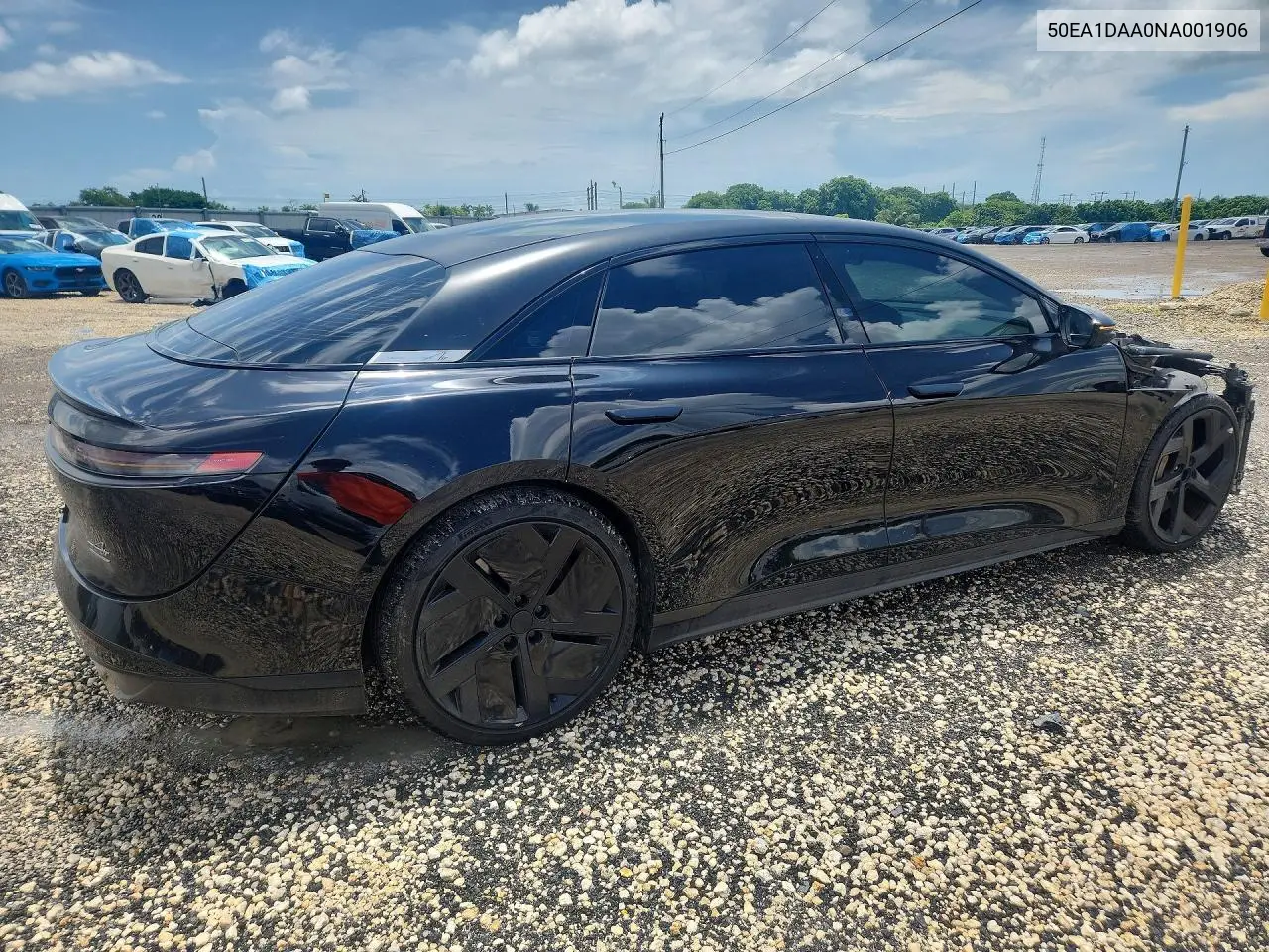 2022 Lucid Motors Air Dream VIN: 50EA1DAA0NA001906 Lot: 58967346