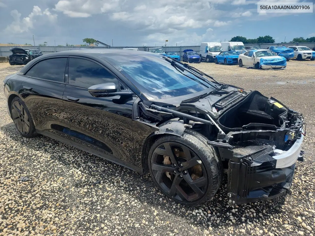 2022 Lucid Motors Air Dream VIN: 50EA1DAA0NA001906 Lot: 58967346