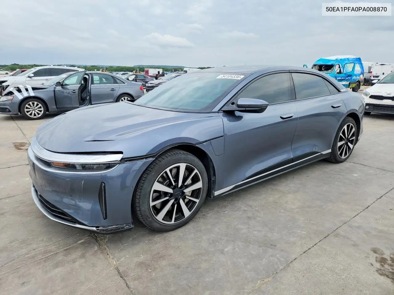 2023 Lucid Motors Air Pure VIN: 50EA1PFA0PA008870 Lot: 54104336