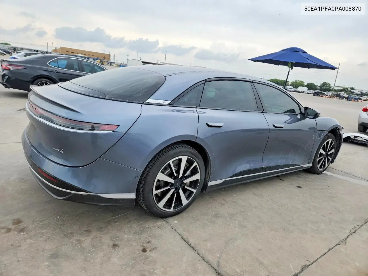 2023 Lucid Motors Air Pure VIN: 50EA1PFA0PA008870 Lot: 54104336