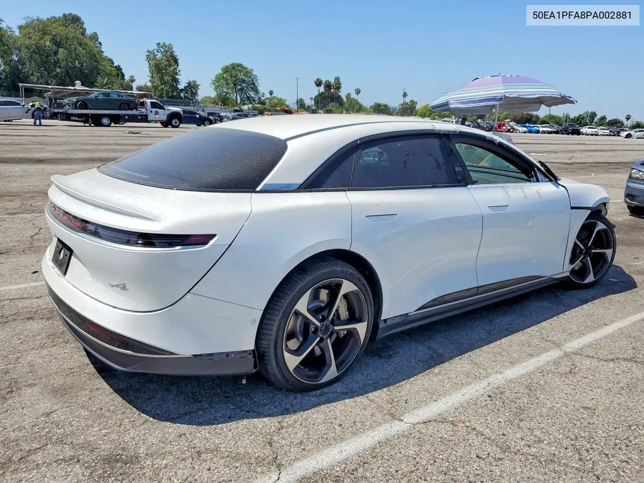 2023 Lucid Motors Air Pure VIN: 50EA1PFA8PA002881 Lot: 54661326