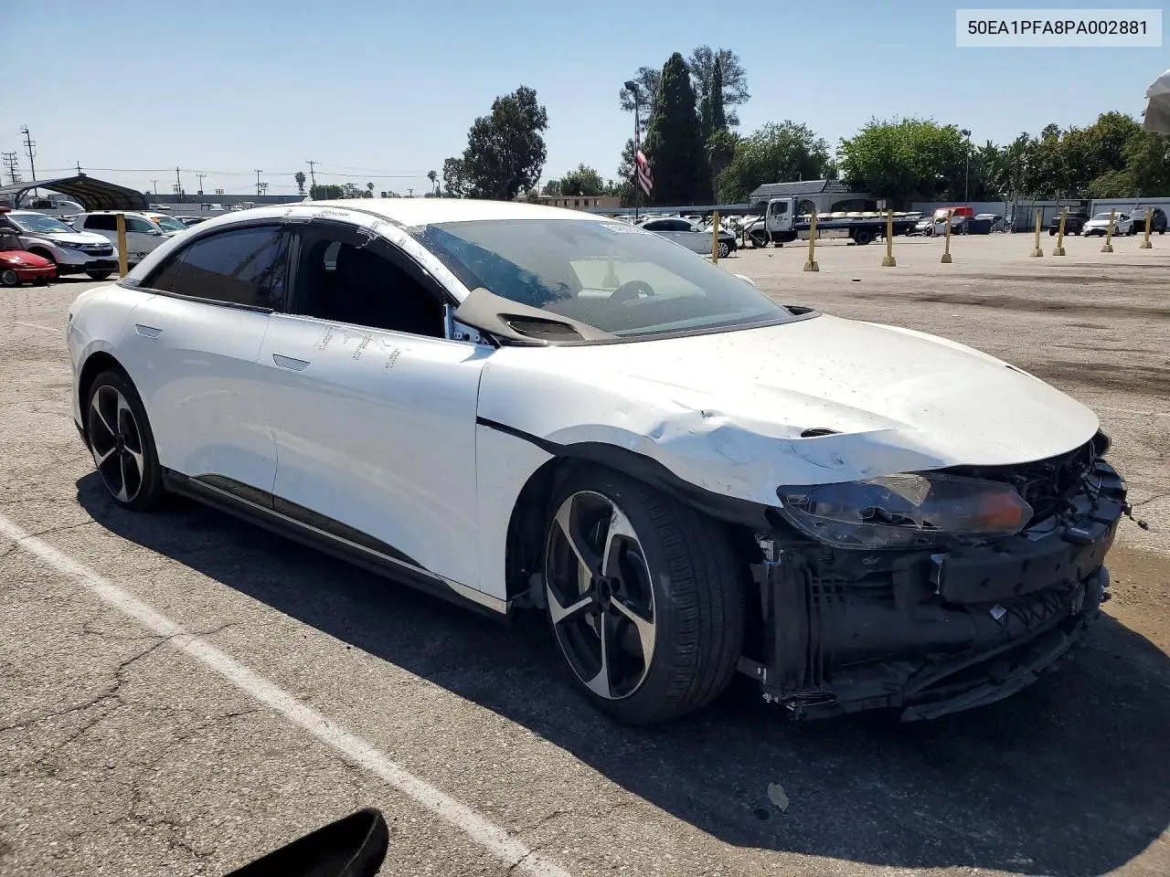 2023 Lucid Motors Air Pure VIN: 50EA1PFA8PA002881 Lot: 54661326