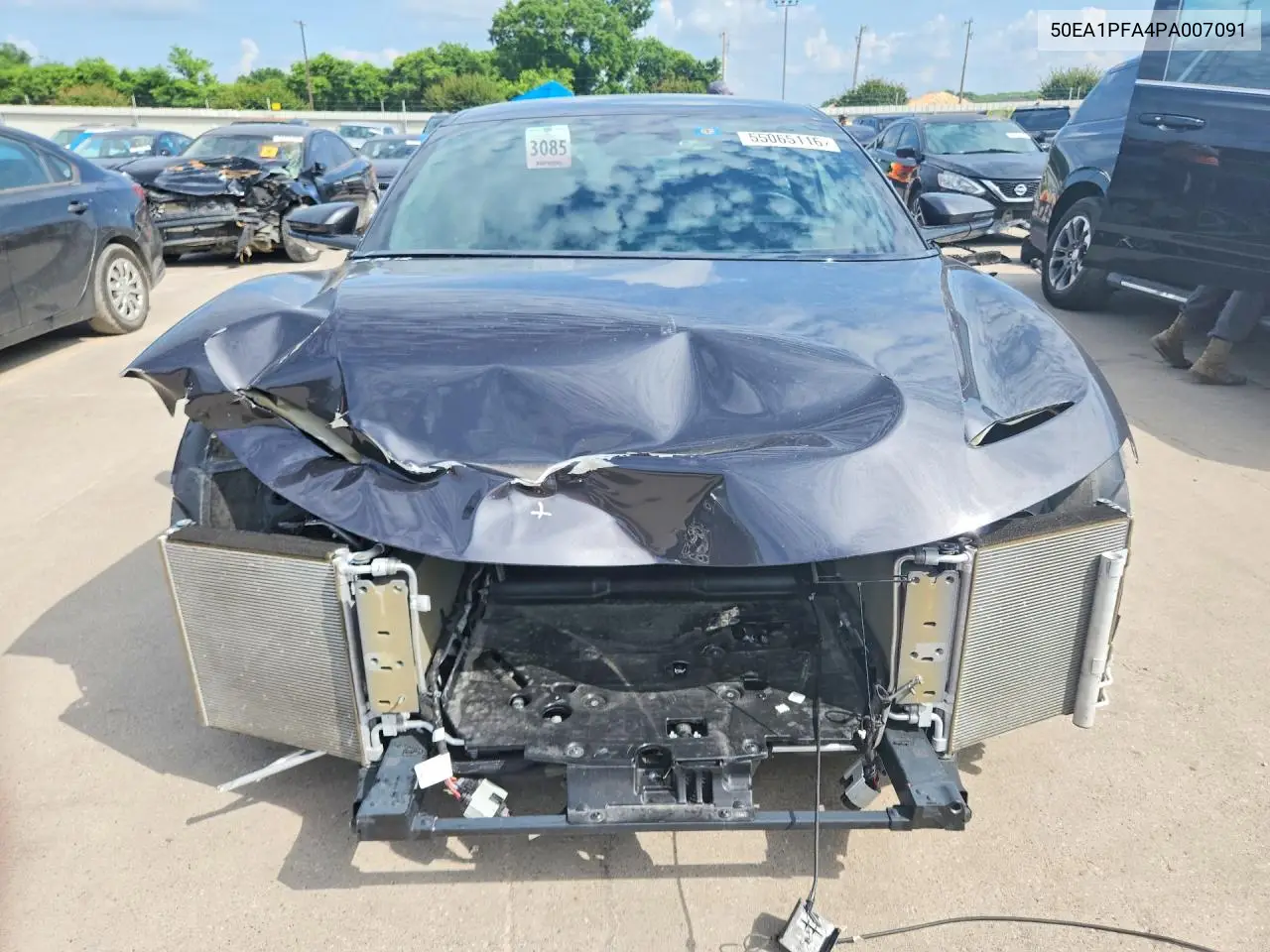 2023 Lucid Motors Air Pure VIN: 50EA1PFA4PA007091 Lot: 55065116