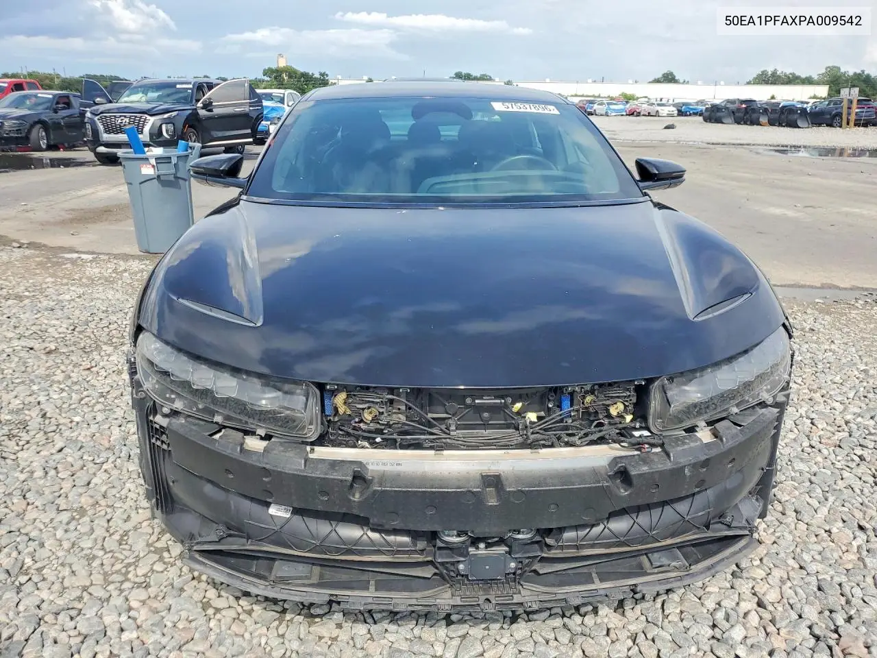 2023 Lucid Motors Air Pure VIN: 50EA1PFAXPA009542 Lot: 57537896