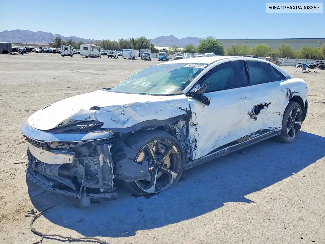 2023 Lucid Motors Air Pure VIN: 50EA1PFAXPA008357 Lot: 58322286