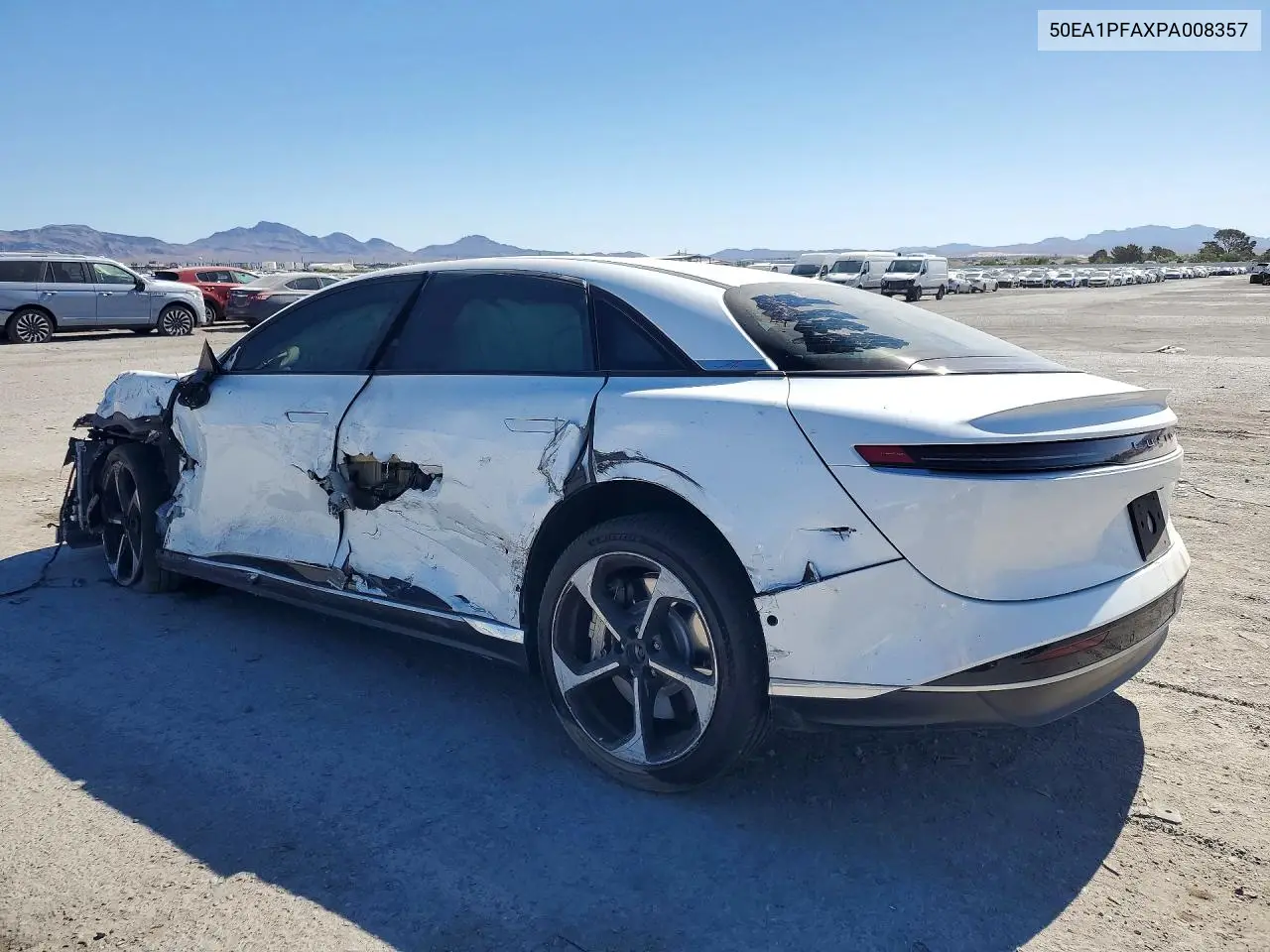 2023 Lucid Motors Air Pure VIN: 50EA1PFAXPA008357 Lot: 58322286