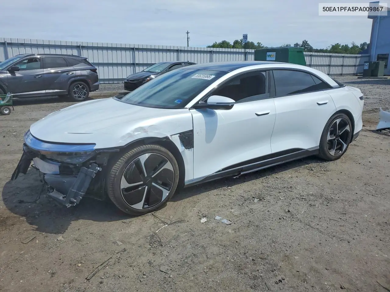 2023 Lucid Motors Air Pure VIN: 50EA1PFA5PA009867 Lot: 58635866