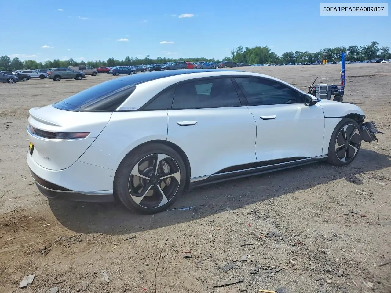 2023 Lucid Motors Air Pure VIN: 50EA1PFA5PA009867 Lot: 58635866