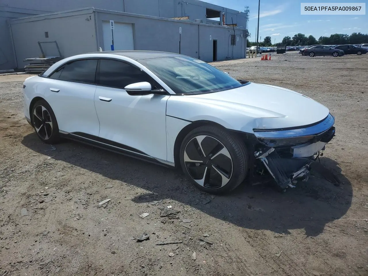 2023 Lucid Motors Air Pure VIN: 50EA1PFA5PA009867 Lot: 58635866