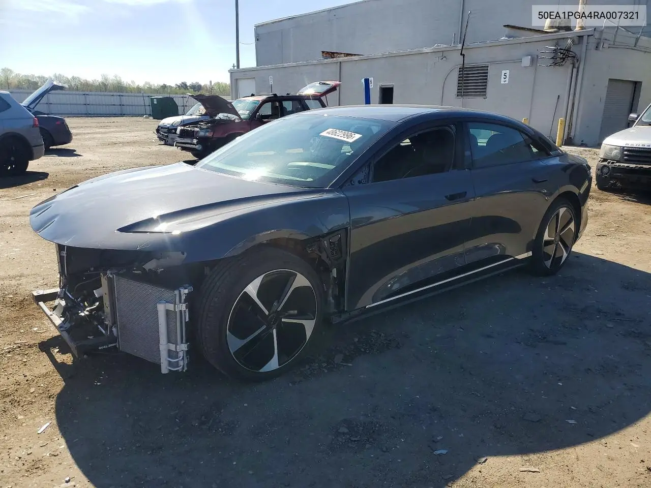 2024 Lucid Motors Air Pure VIN: 50EA1PGA4RA007321 Lot: 48622996
