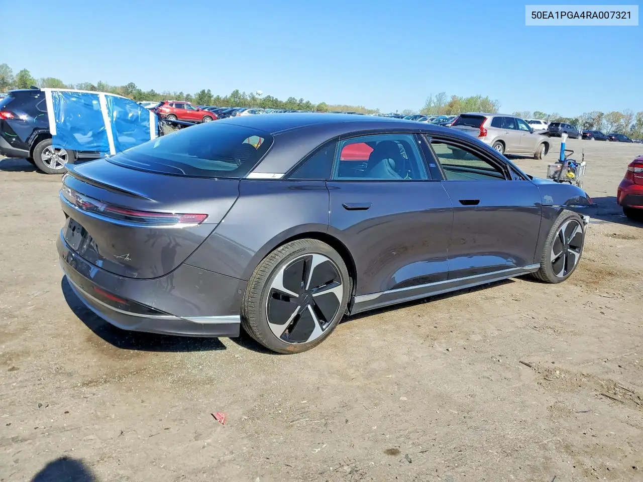2024 Lucid Motors Air Pure VIN: 50EA1PGA4RA007321 Lot: 48622996