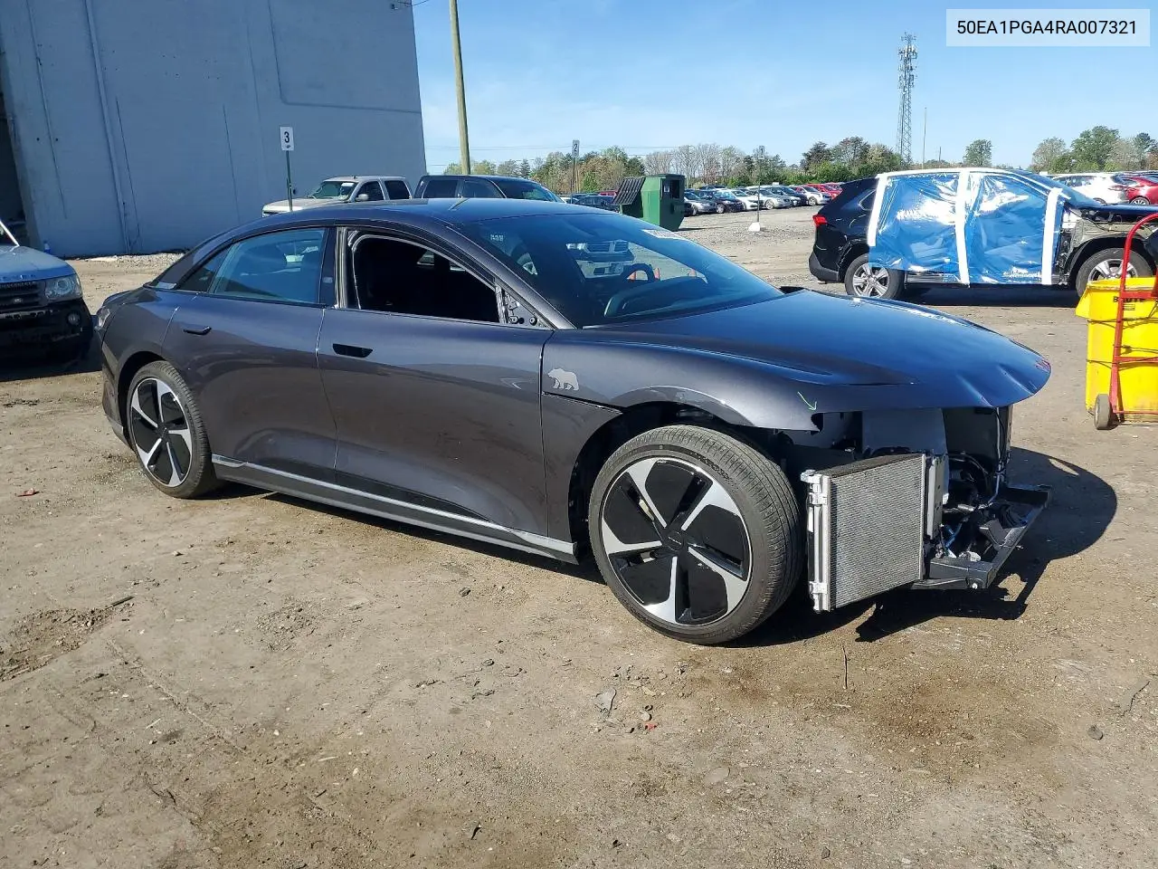 2024 Lucid Motors Air Pure VIN: 50EA1PGA4RA007321 Lot: 48622996