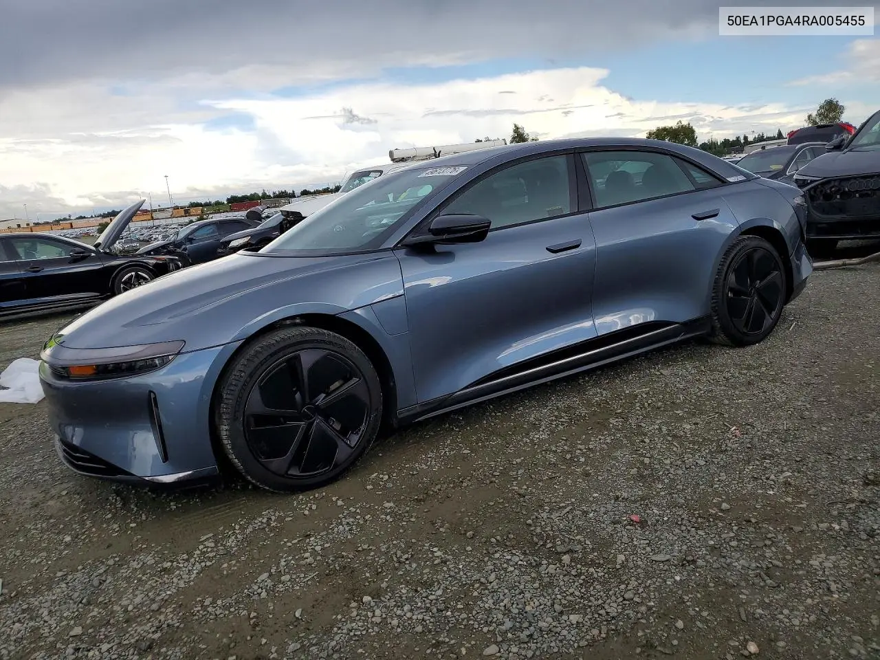 2024 Lucid Motors Air Pure VIN: 50EA1PGA4RA005455 Lot: 49613776