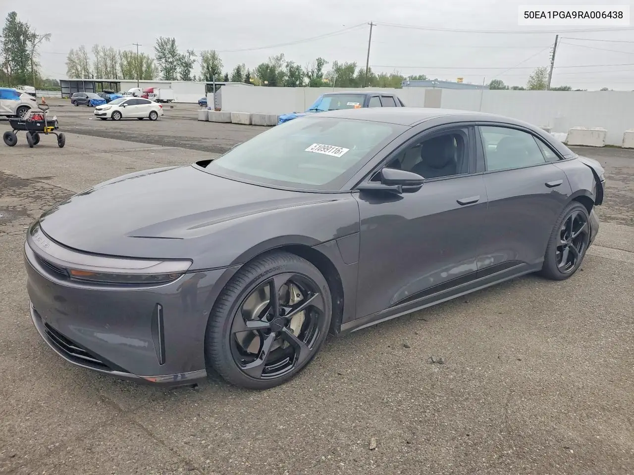 2024 Lucid Motors Air Pure VIN: 50EA1PGA9RA006438 Lot: 51099116