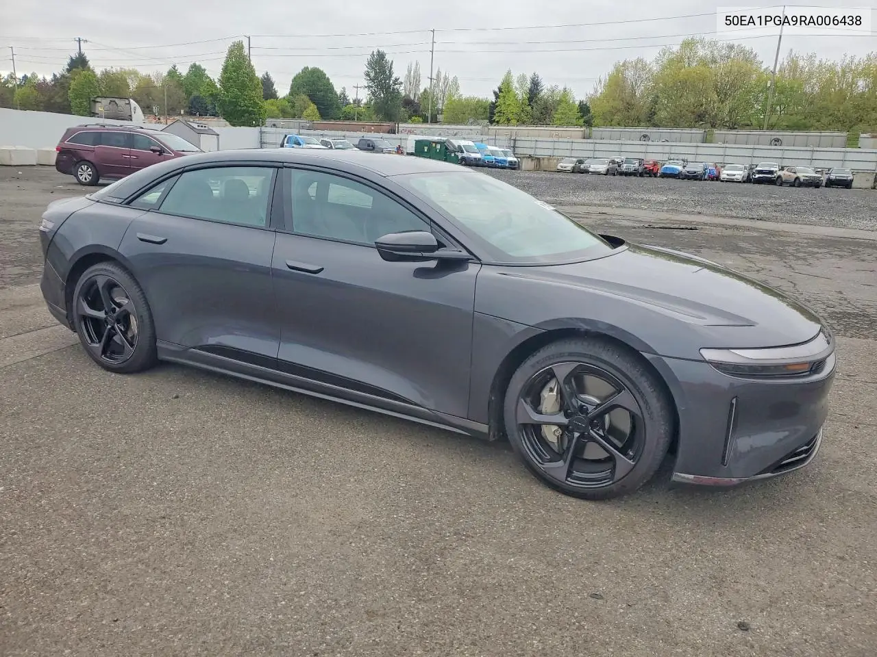 2024 Lucid Motors Air Pure VIN: 50EA1PGA9RA006438 Lot: 51099116