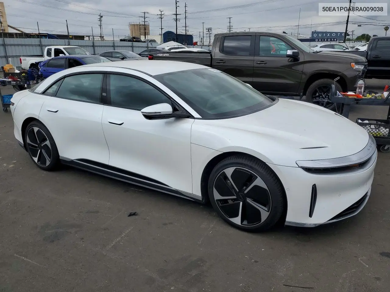 2024 Lucid Motors Air Pure VIN: 50EA1PGA8RA009038 Lot: 54680496