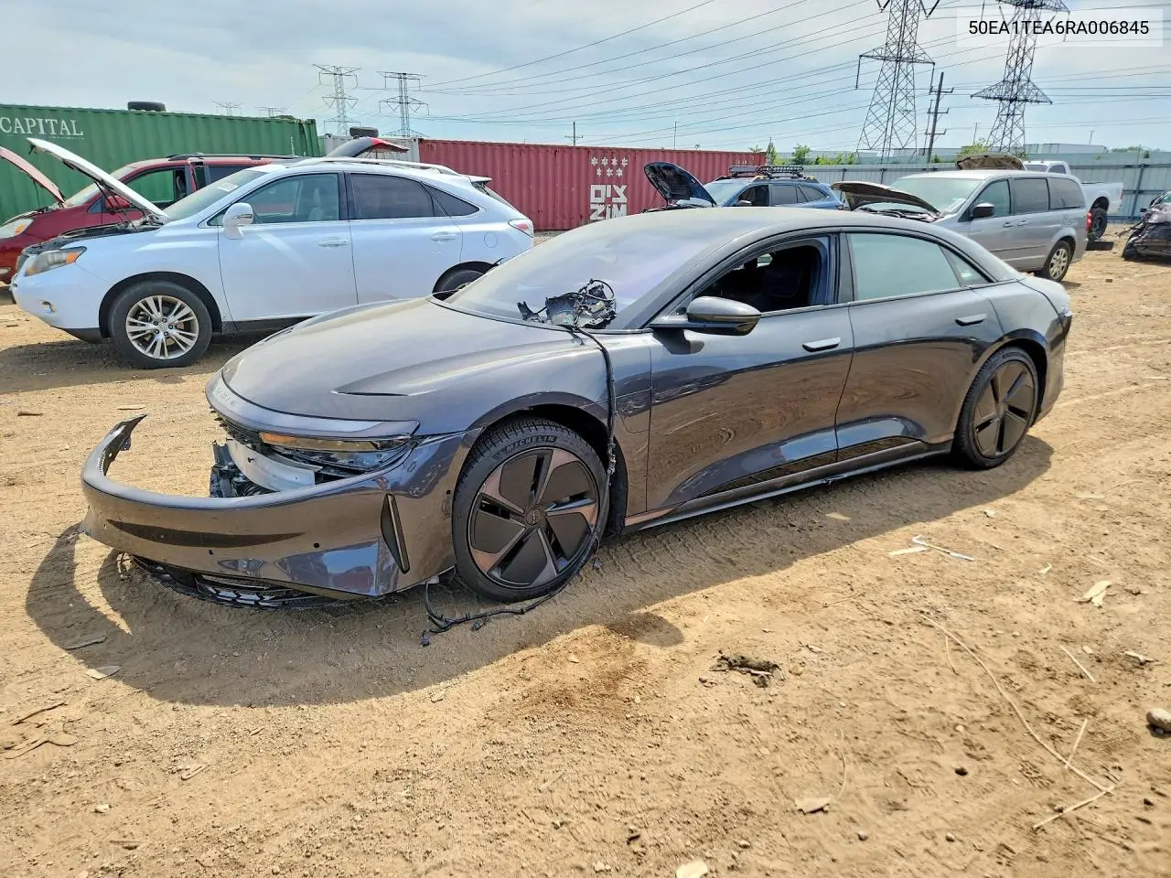 2024 Lucid Motors Air Touring VIN: 50EA1TEA6RA006845 Lot: 55554466