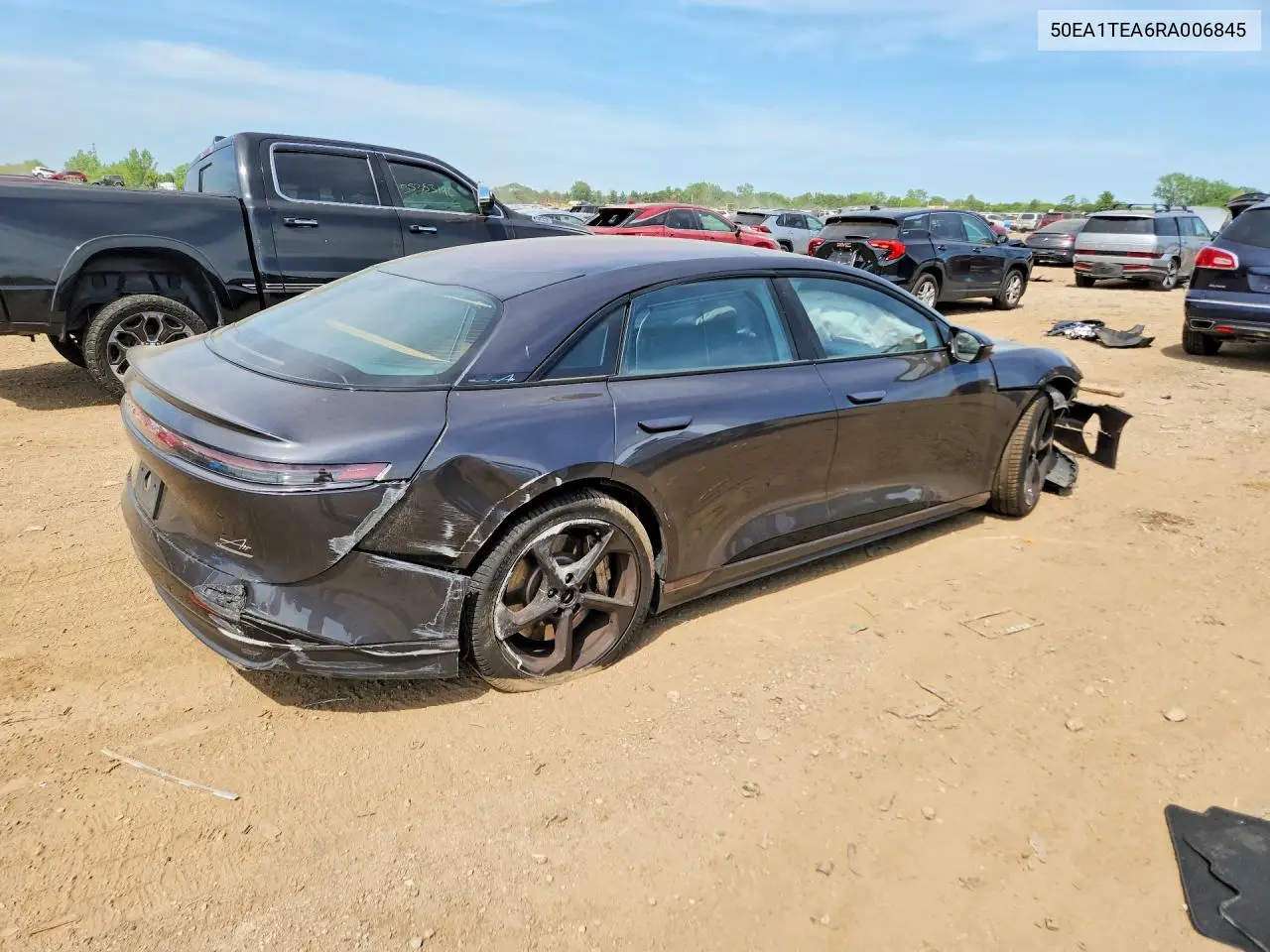 2024 Lucid Motors Air Touring VIN: 50EA1TEA6RA006845 Lot: 55554466
