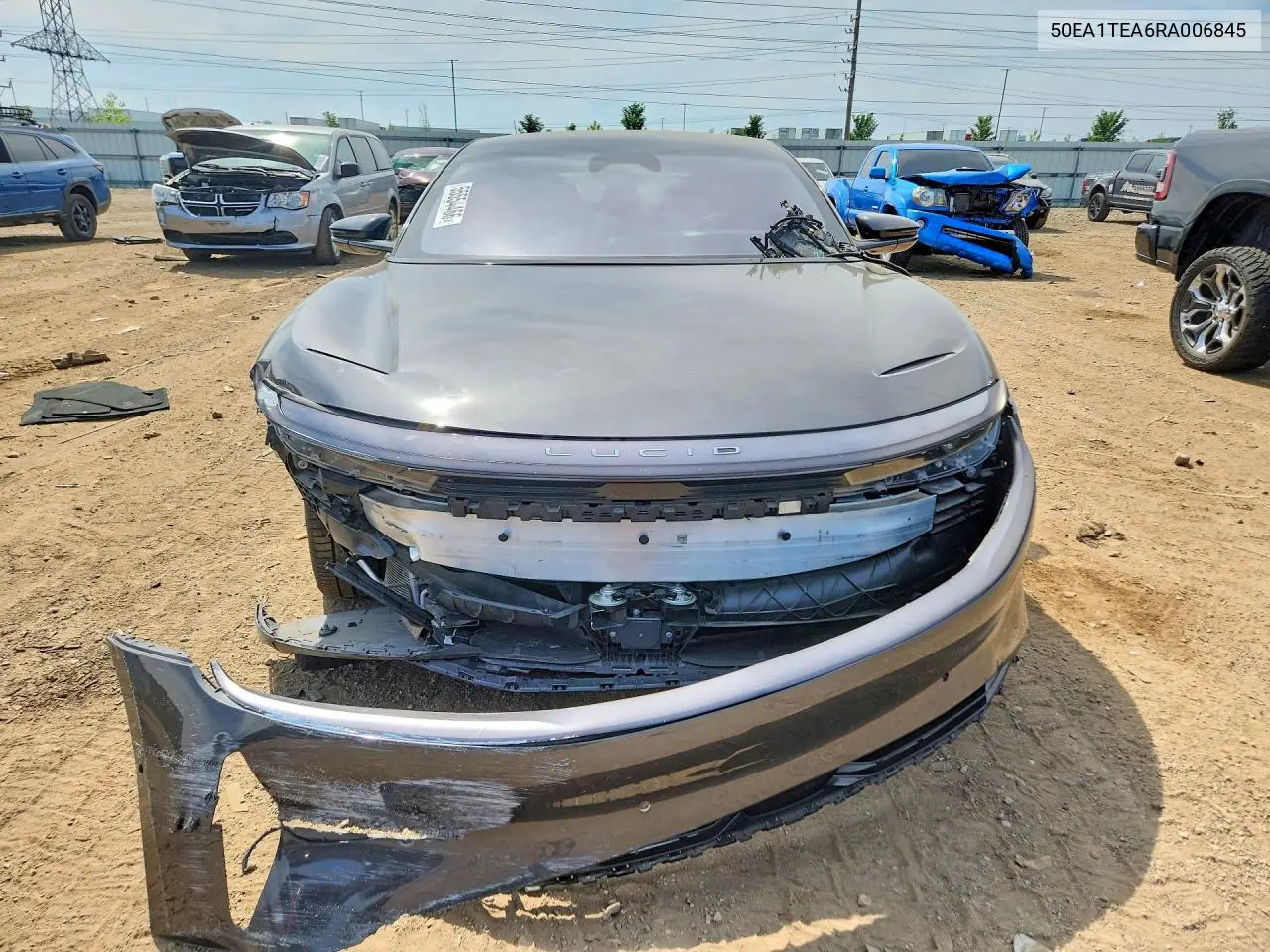 2024 Lucid Motors Air Touring VIN: 50EA1TEA6RA006845 Lot: 55554466