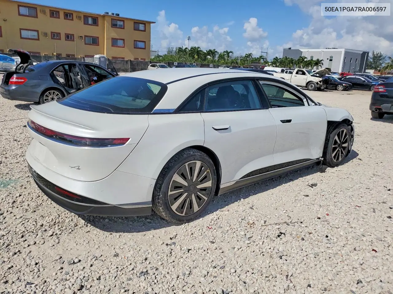 2024 Lucid Motors Air Pure VIN: 50EA1PGA7RA006597 Lot: 57150336