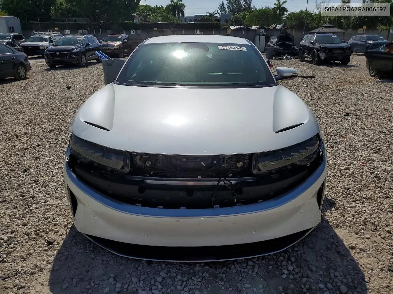 2024 Lucid Motors Air Pure VIN: 50EA1PGA7RA006597 Lot: 57150336
