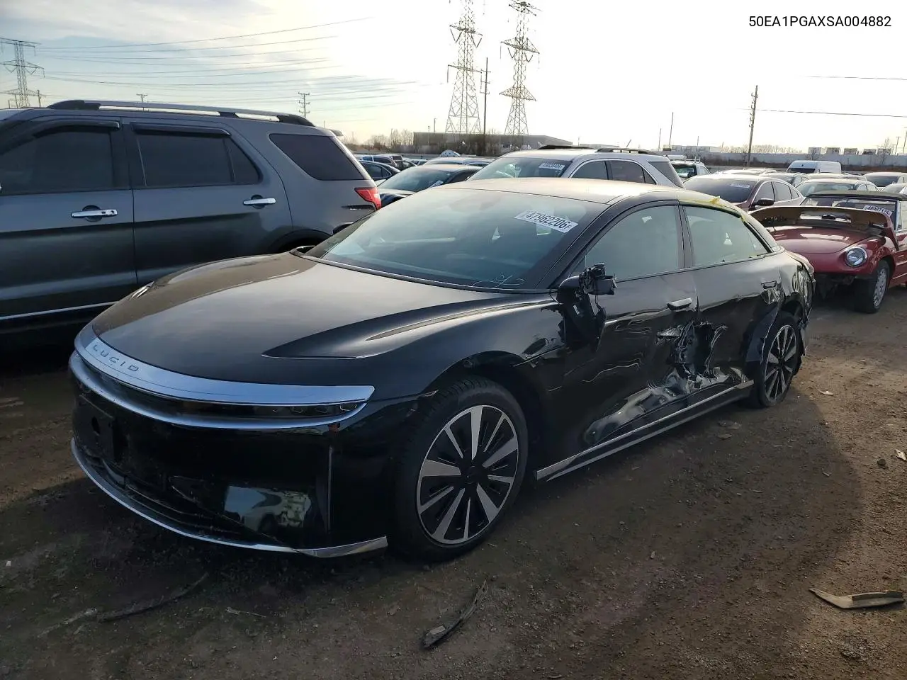 2025 Lucid Motors Air Pure VIN: 50EA1PGAXSA004882 Lot: 47962206
