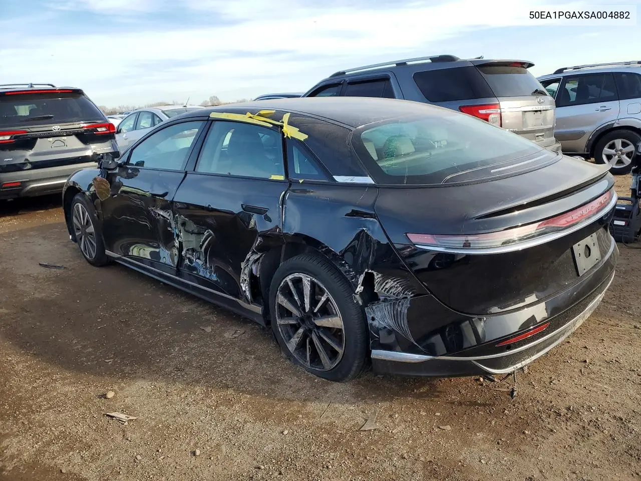 2025 Lucid Motors Air Pure VIN: 50EA1PGAXSA004882 Lot: 47962206