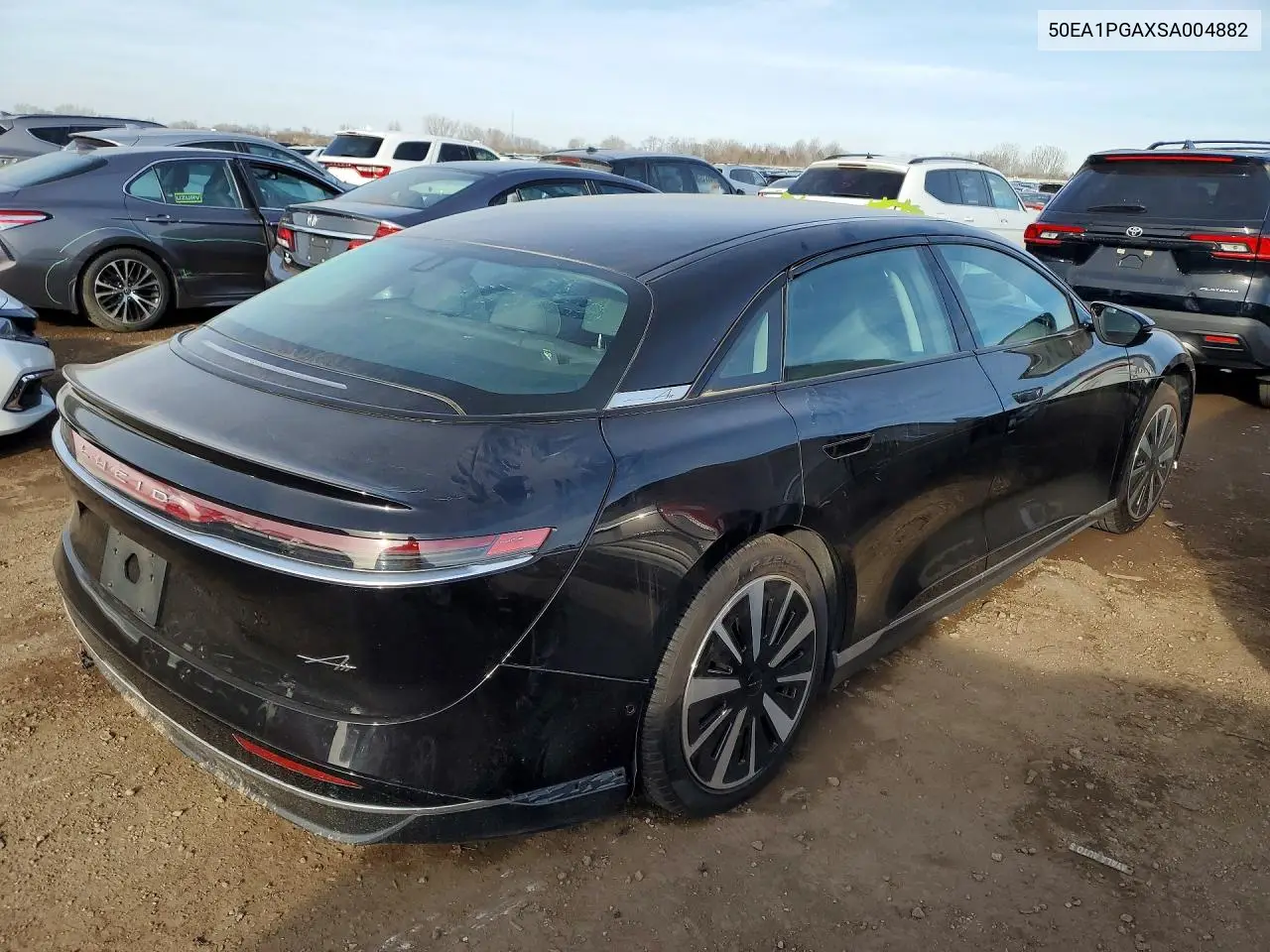 2025 Lucid Motors Air Pure VIN: 50EA1PGAXSA004882 Lot: 47962206
