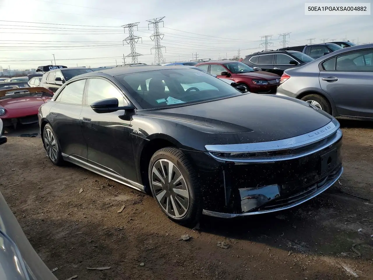 2025 Lucid Motors Air Pure VIN: 50EA1PGAXSA004882 Lot: 47962206