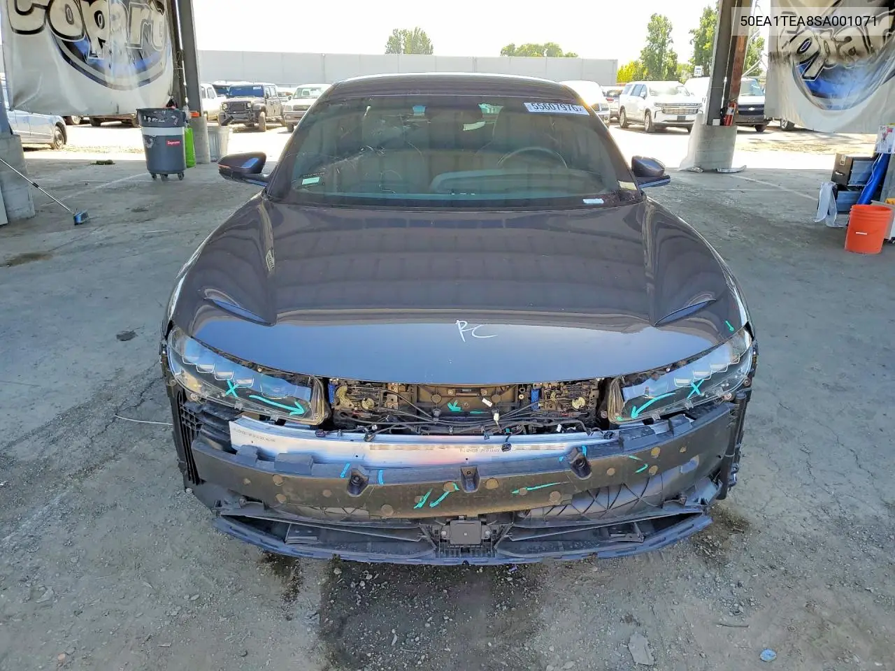 2025 Lucid Motors Air Touring VIN: 50EA1TEA8SA001071 Lot: 55607976
