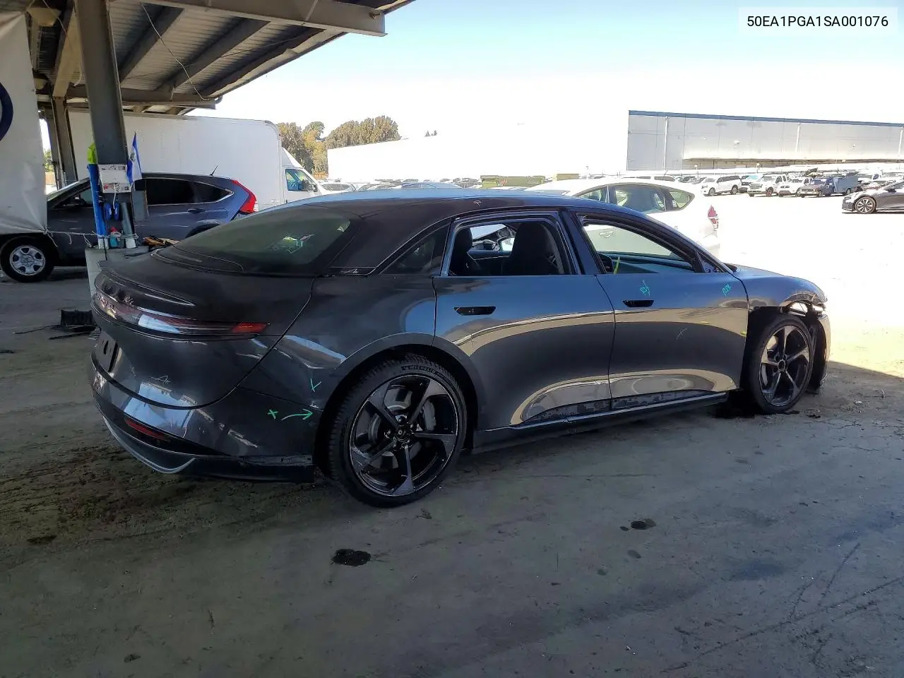 2025 Lucid Motors Air Pure VIN: 50EA1PGA1SA001076 Lot: 58432226