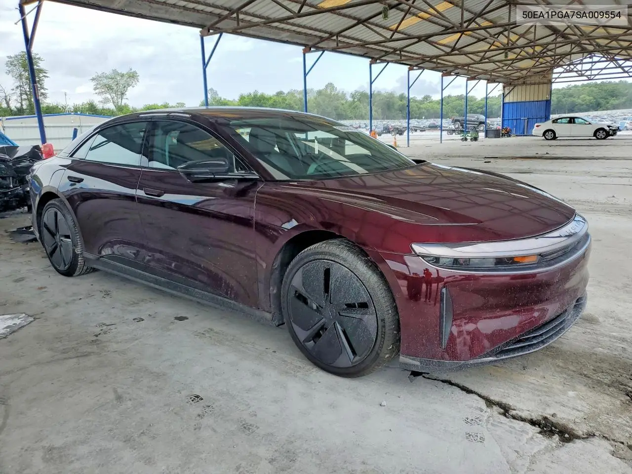 2025 Lucid Motors Air Pure VIN: 50EA1PGA7SA009554 Lot: 58884596