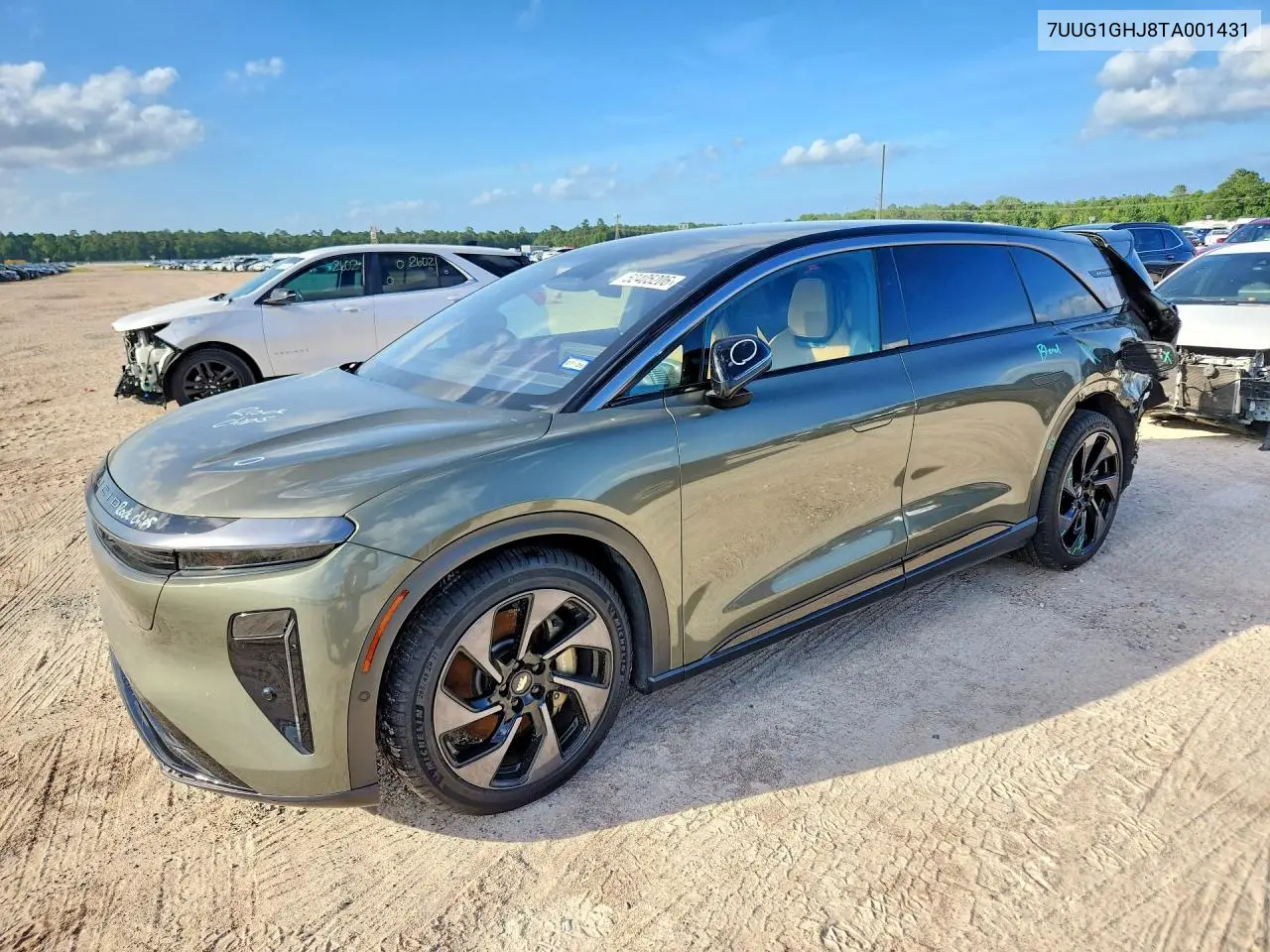 2026 Lucid Motors Gravity Grand Touring VIN: 7UUG1GHJ8TA001431 Lot: 52405206