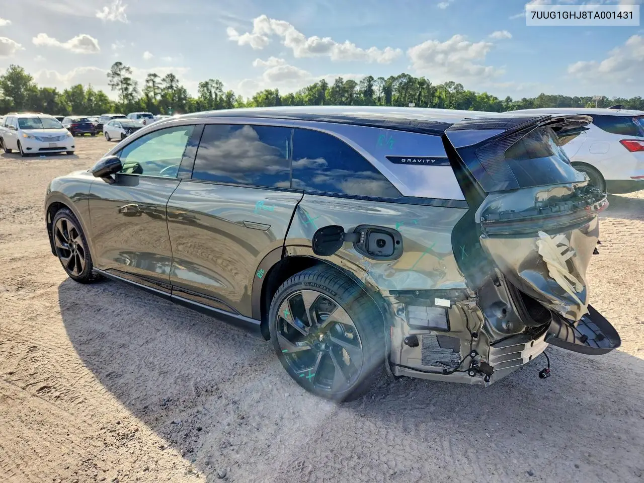 2026 Lucid Motors Gravity Grand Touring VIN: 7UUG1GHJ8TA001431 Lot: 52405206