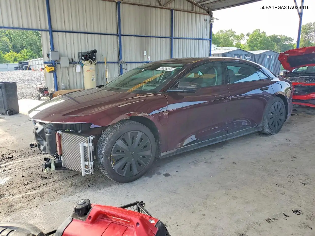 2026 Lucid Motors Air Pure VIN: 50EA1PGA3TA033416 Lot: 56426656