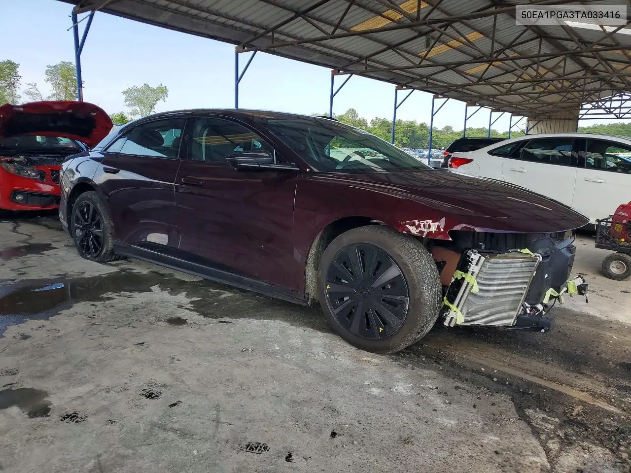 2026 Lucid Motors Air Pure VIN: 50EA1PGA3TA033416 Lot: 56426656