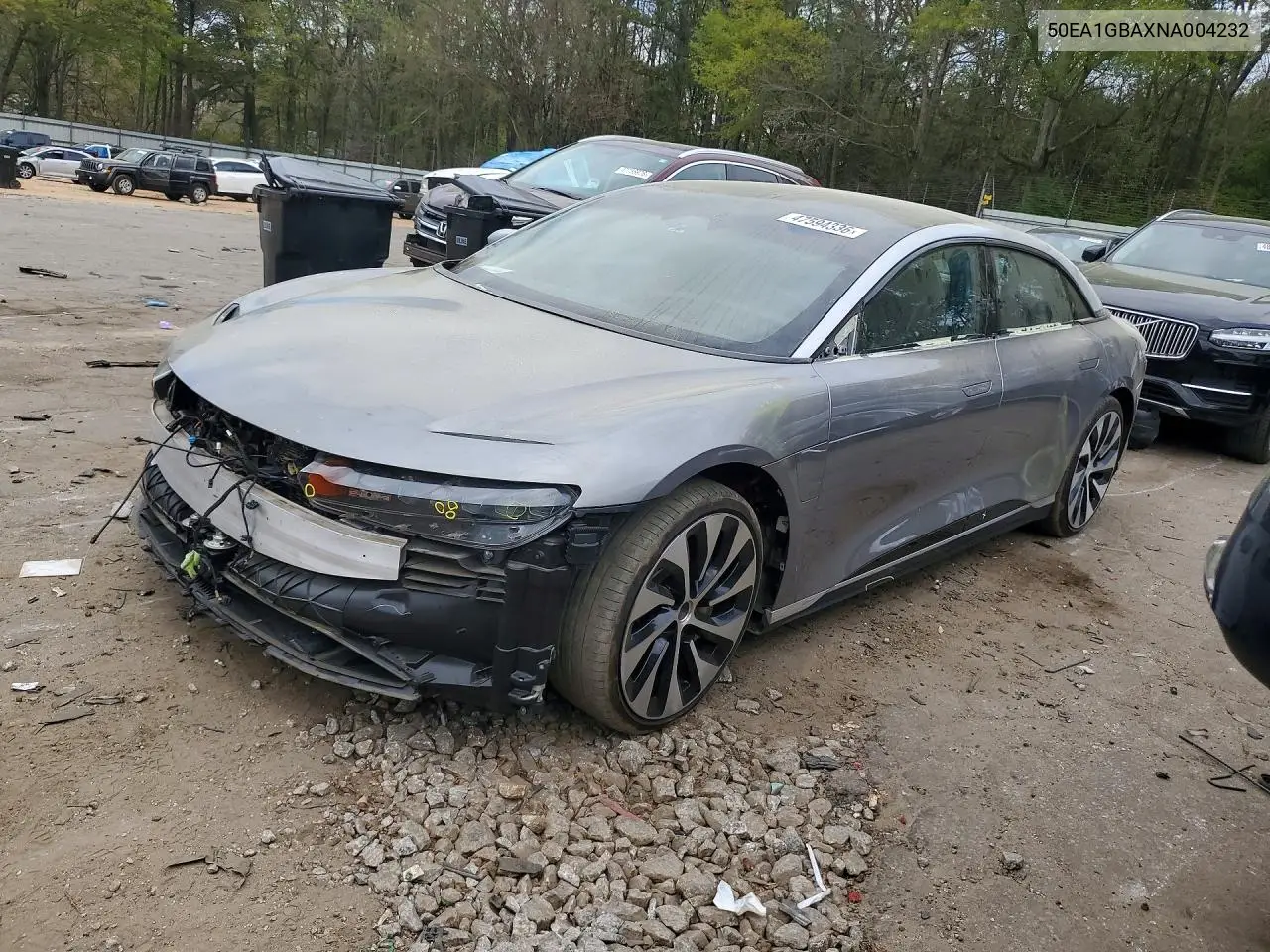2022 Lucid Motors Air Grand Touring VIN: 50EA1GBAXNA004232 Lot: 47594336